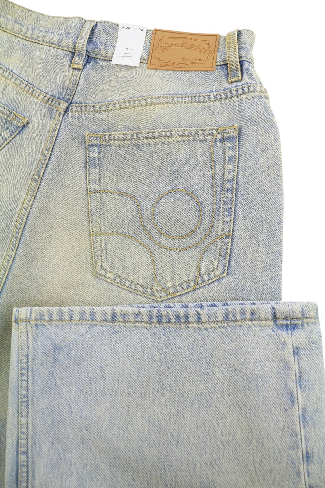 EYTYS Echo Bronze Unltra Baggy Fit Women Jeans W25/L32 Aged Look Unisex RRP370