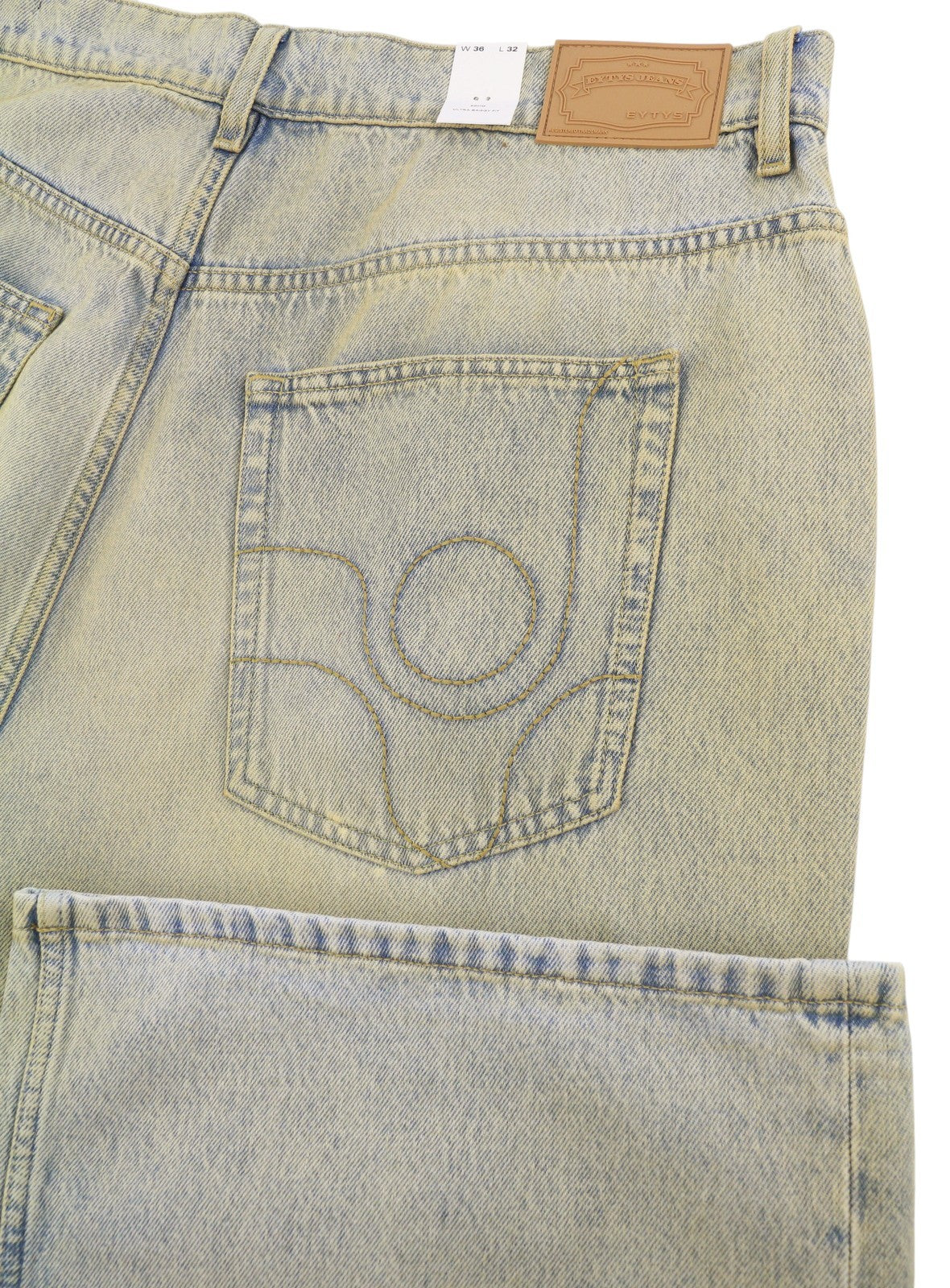 EYTYS Echo Bronze Unltra Baggy Fit Men Jeans W36/L32 Aged Look Unisex RRP370