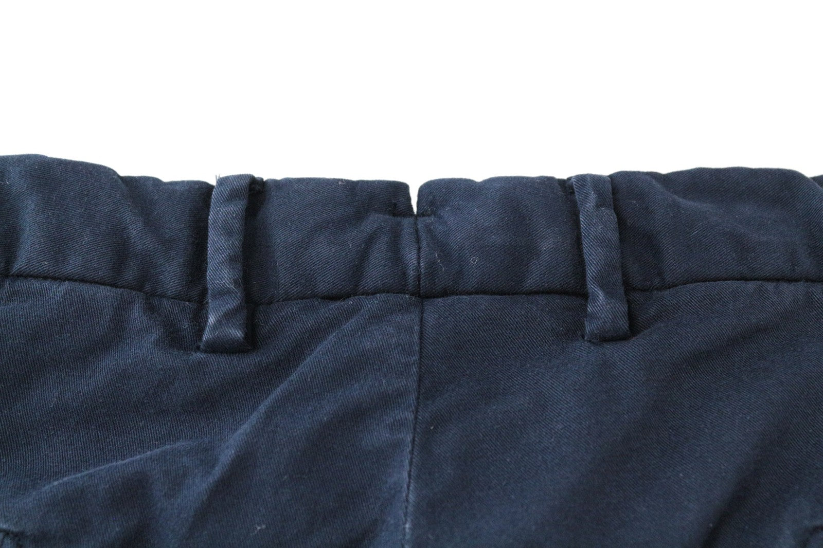 SUITSUPPLY Porto Novo Men Trousers UK40R Navy Cotton Stretch Lined Casual Chino