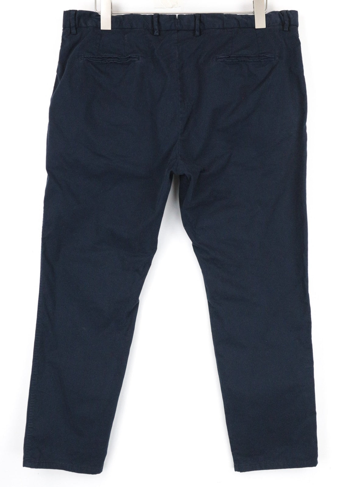 SUITSUPPLY Porto Novo Men Trousers UK40R Navy Cotton Stretch Lined Casual Chino