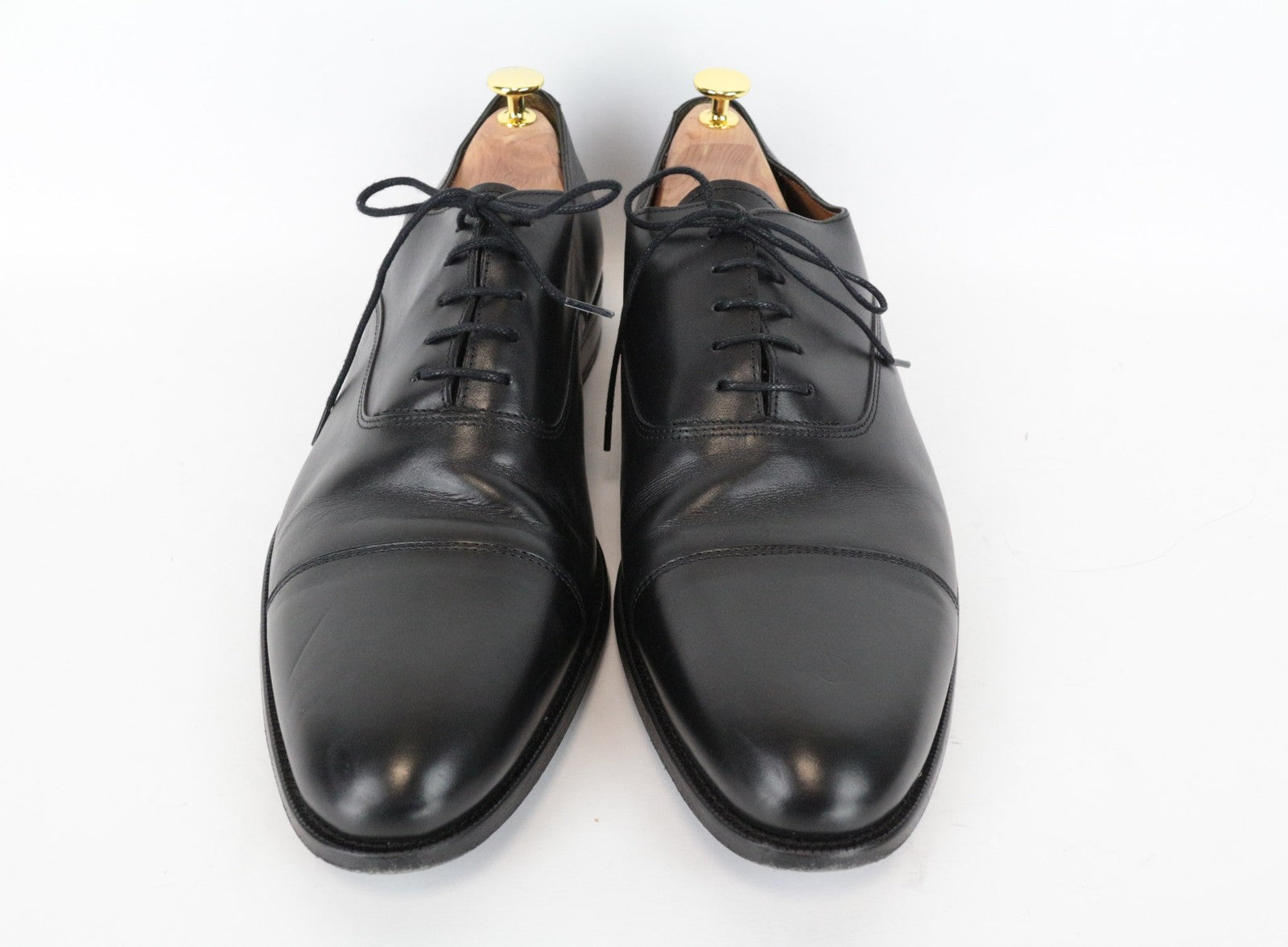 SUITSUPPLY Men Casual Shoes EU46 Black Genuine Leather Laced Low-Top Formal