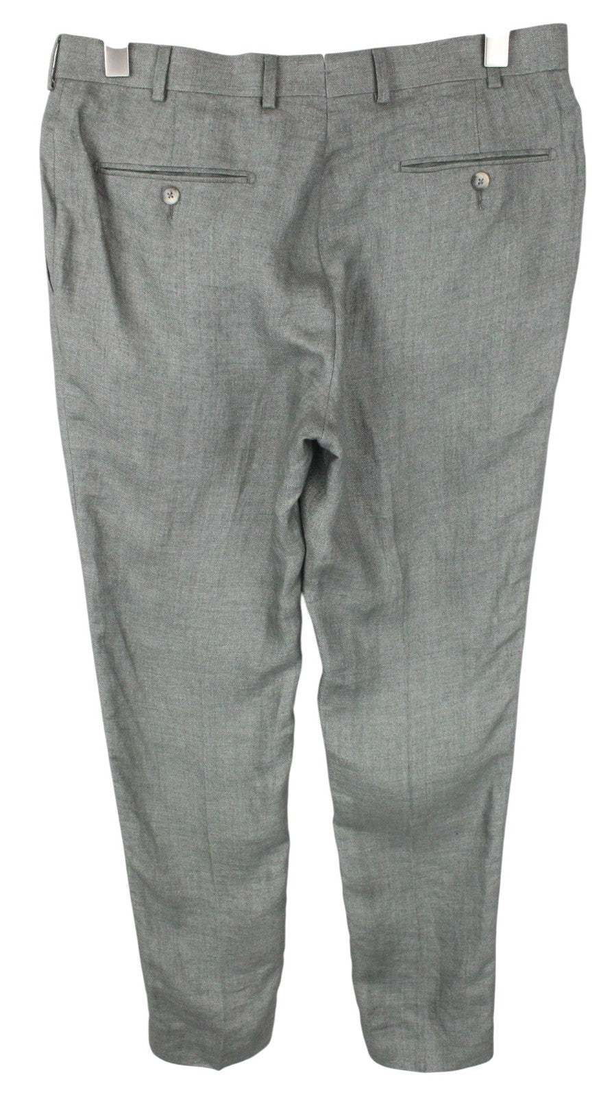 SUITSUPPLY Walter Men Suit UK40R Single-Breasted Casual Pure Linen Green 2 Piece