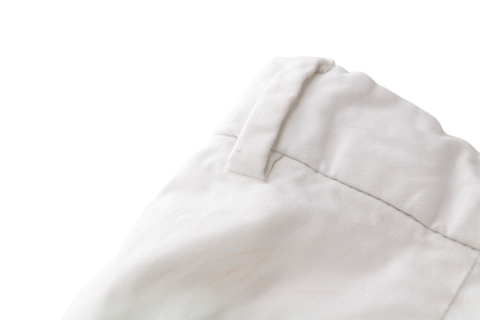 SUITSUPPLY Men Trousers UK42 White Slim Cut Chino Stretch Classic Cotton Blend
