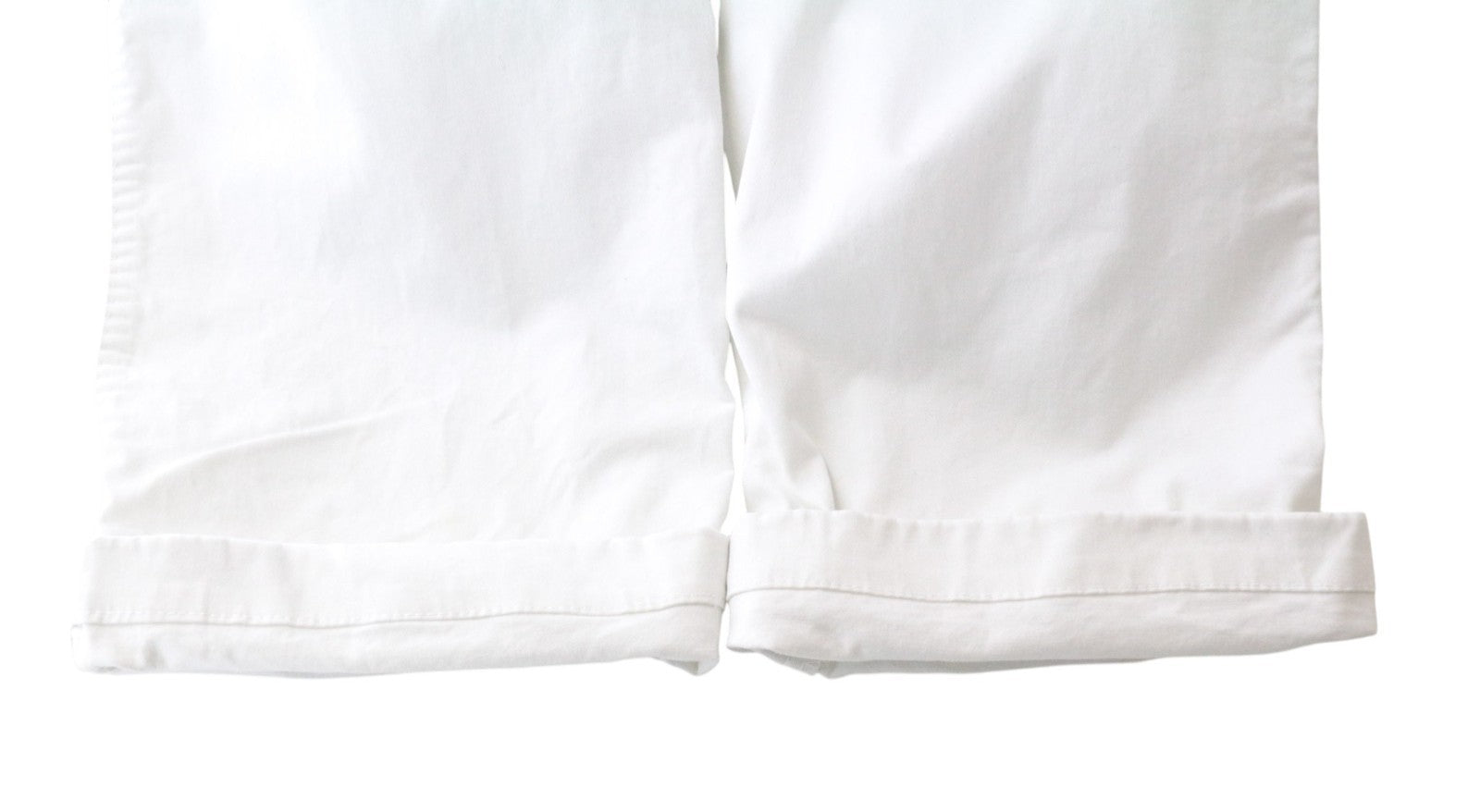 SUITSUPPLY Men Trousers UK42 White Slim Cut Chino Stretch Classic Cotton Blend