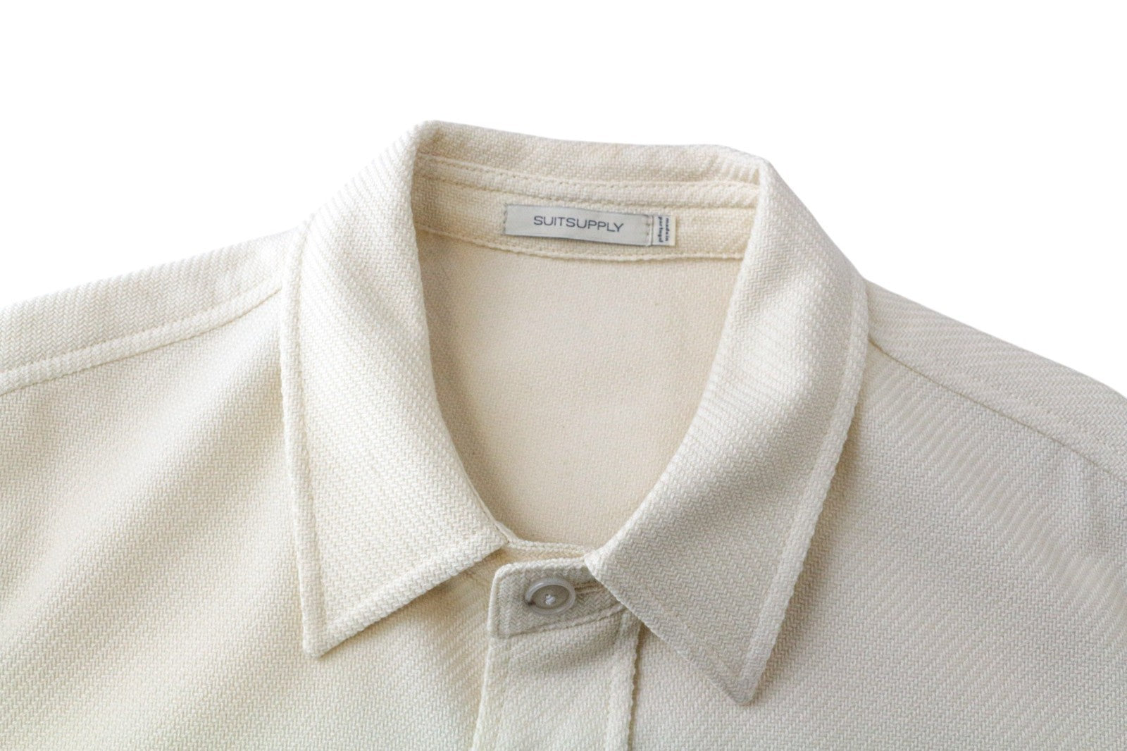 SUITSUPPLY William Men Jacket UK42R Lightweight Beige Wool Cotton Unlined