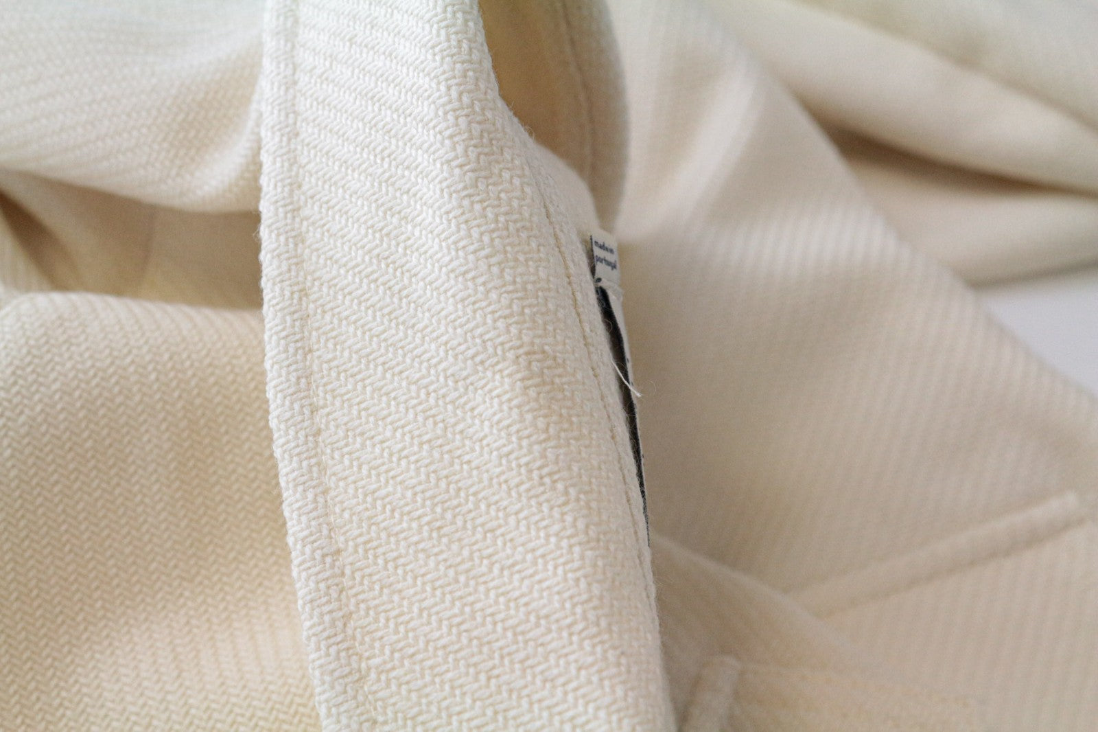 SUITSUPPLY William Men Jacket UK42R Lightweight Beige Wool Cotton Unlined