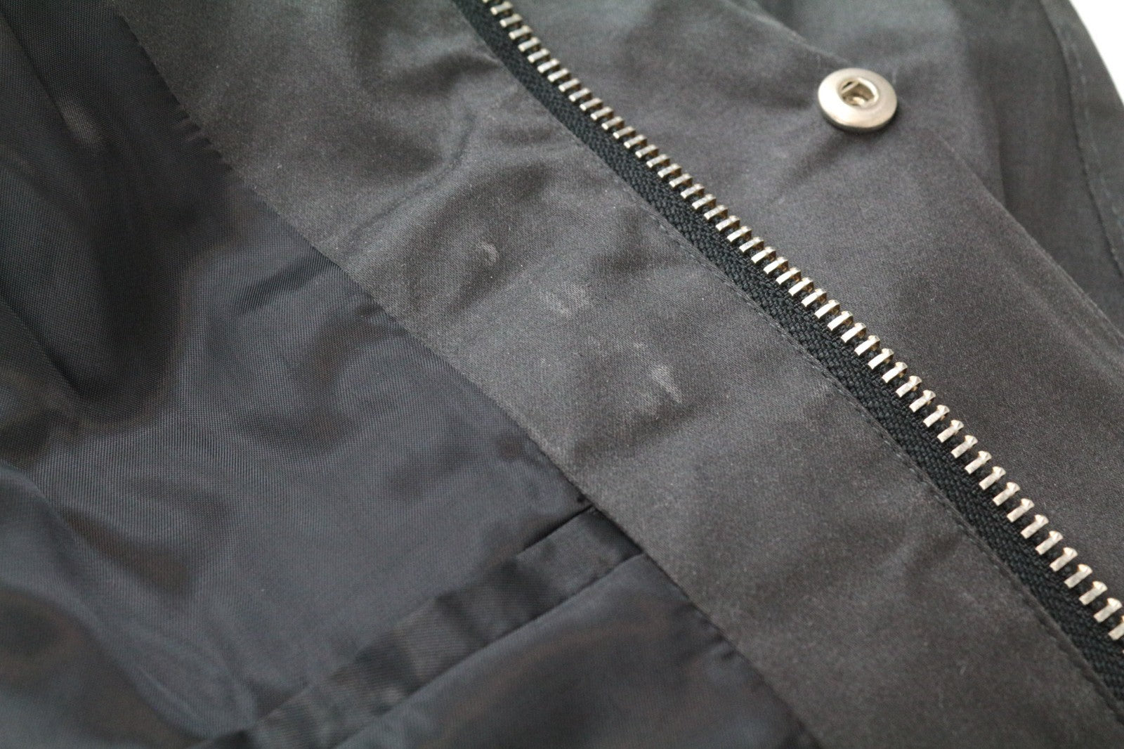 RICHMOND Men Jacket 48 M Black Cotton Stretch Single-Breasted Long Sleeved