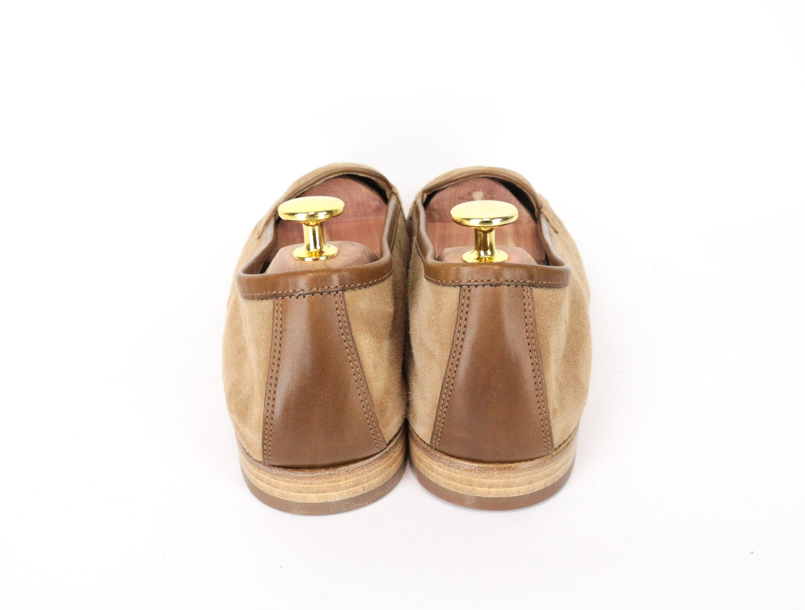 SUITSUPPLY Men Casual Shoes EU43 Brown Suede Slip On Low-Top Loafers UK9