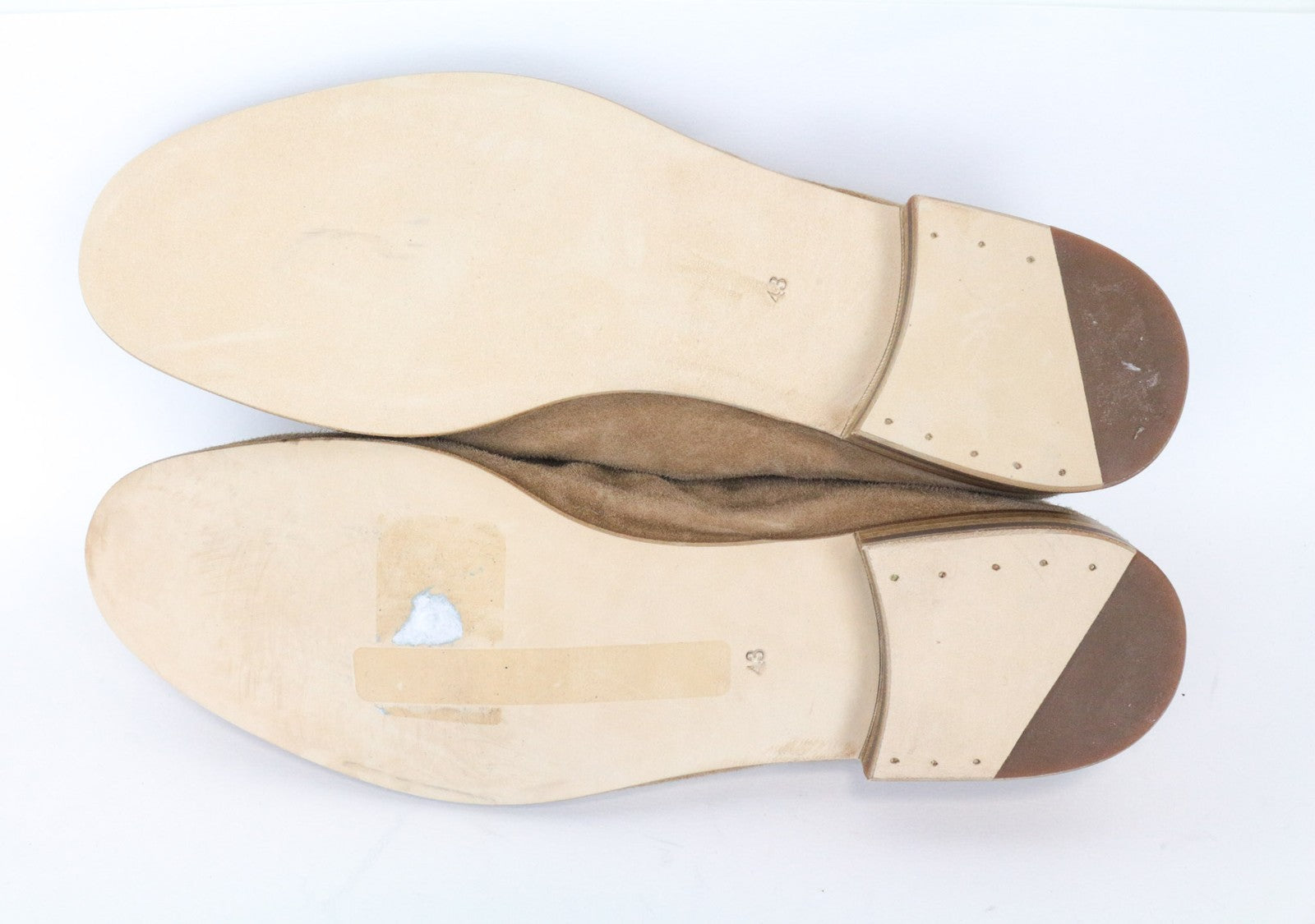 SUITSUPPLY Men Casual Shoes EU43 Brown Suede Slip On Low-Top Loafers UK9