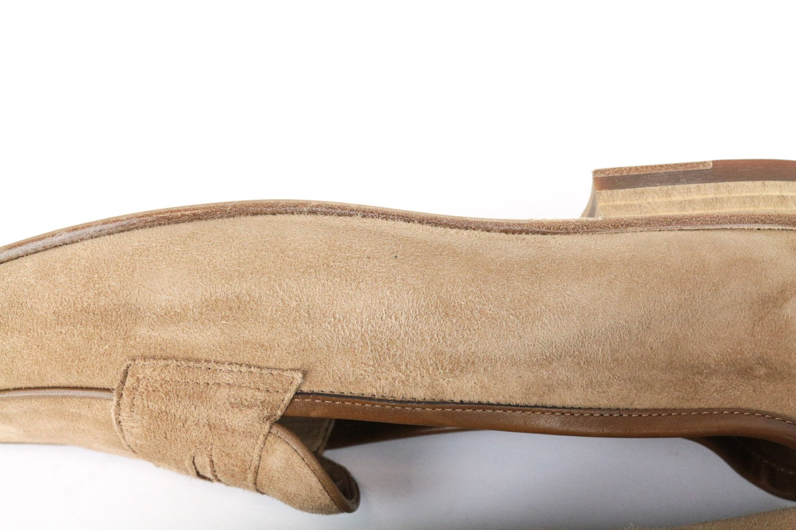 SUITSUPPLY Men Casual Shoes EU43 Brown Suede Slip On Low-Top Loafers UK9