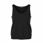 SCOTCH & SODA Ams Blauw Women T-Shirt S Black Pure Cotton Sleeveless Tank Top