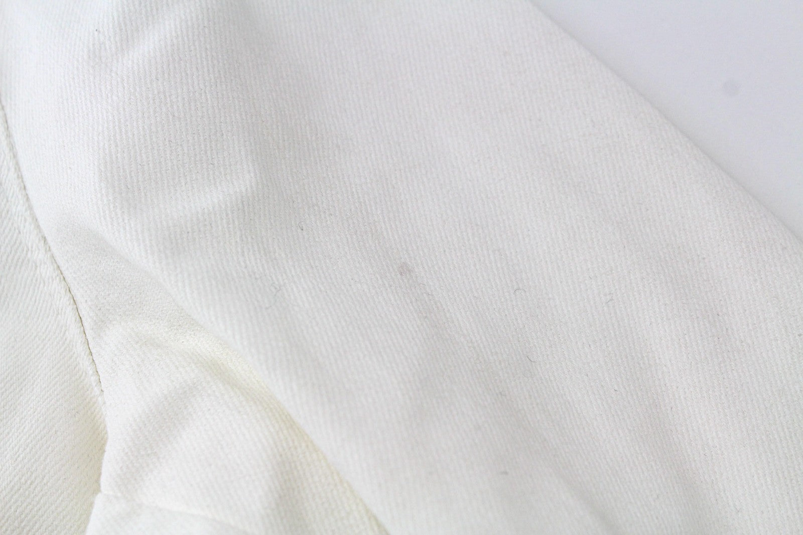 MAISON SCOTCH Women Jacket M White Cotton Stretch Long Sleeved Coated Denim