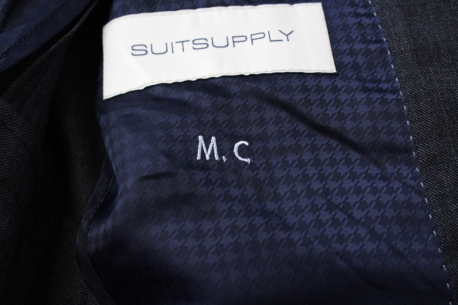 SUITSUPPLY La Spalla Men Suit UK34S Single-Breasted Formal Pure Wool Grey 2Piece