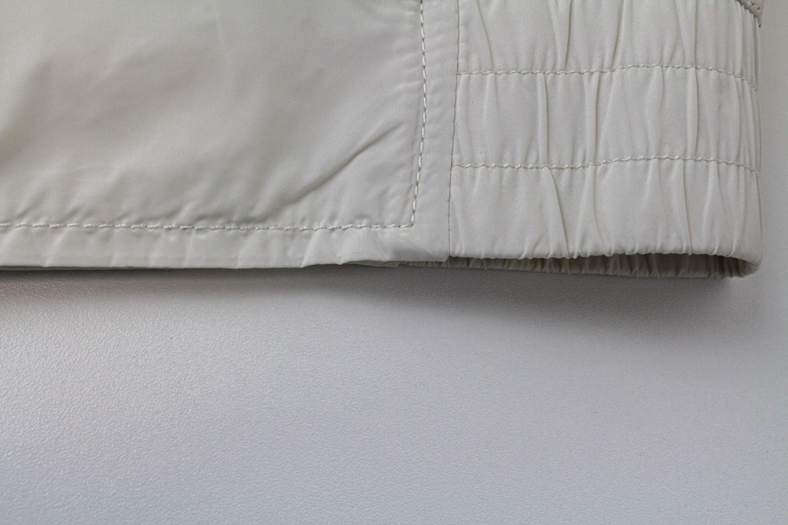 RICHMOND Men Jacket 52 L Ivory Off-White Single-Breasted Zipped Lightweight