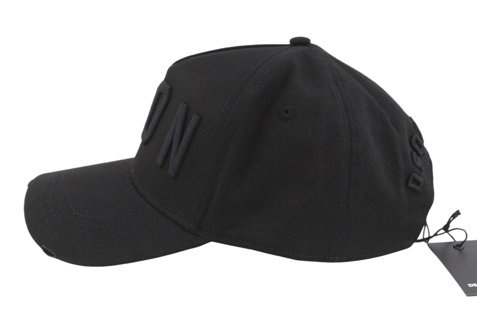 DSQUARED2 Men Cap OS Black Embroidered Logo Baseball Unisex