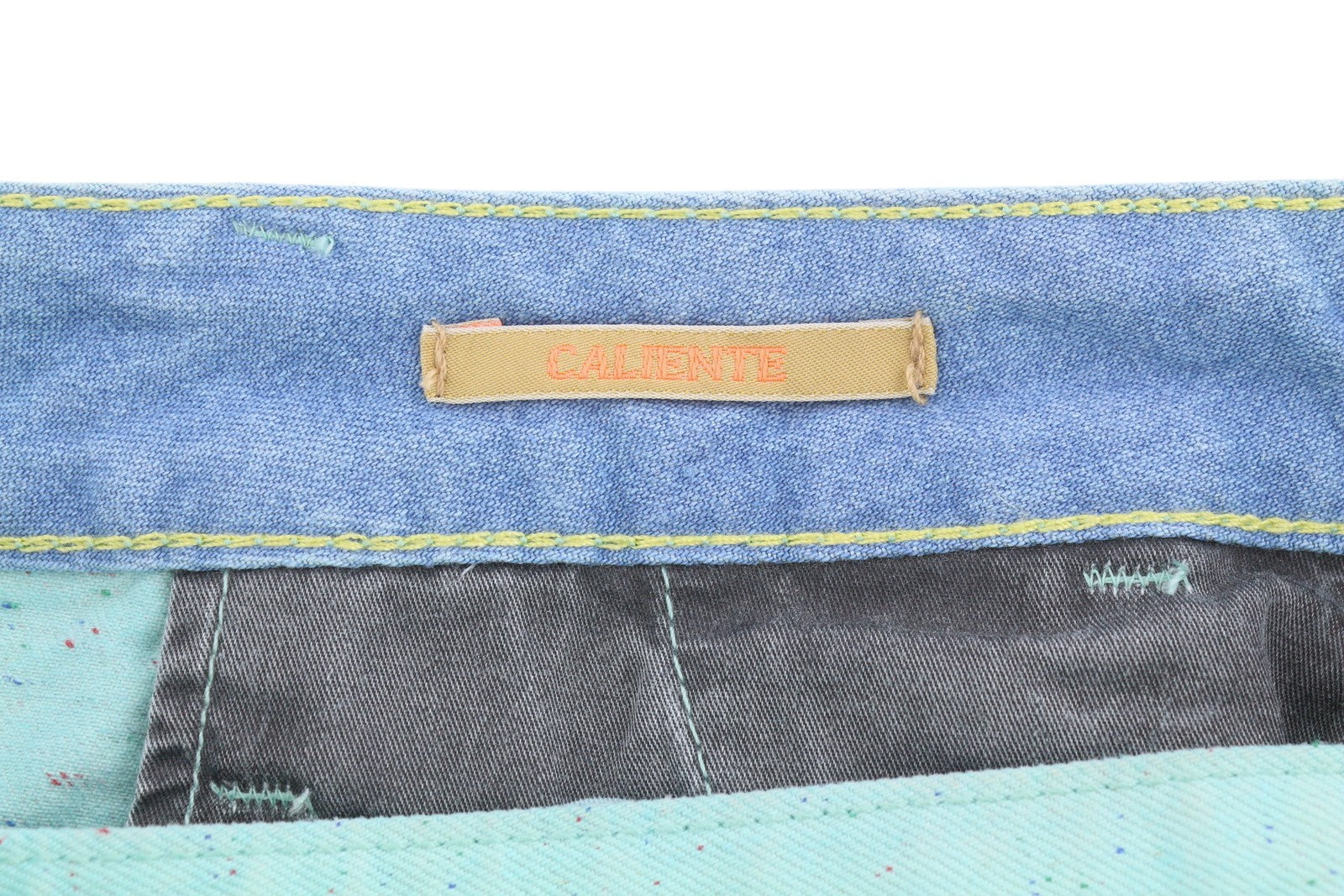 SCOTCH & SODA Men Shorts W30 Blue Embroidered Button Fly Denim