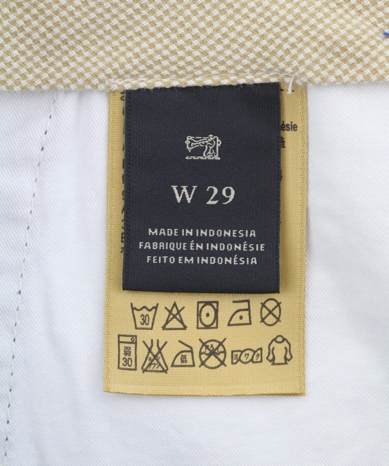SCOTCH & SODA Men Shorts W29 Blue 5-Pocket Design Zip Fly Chino