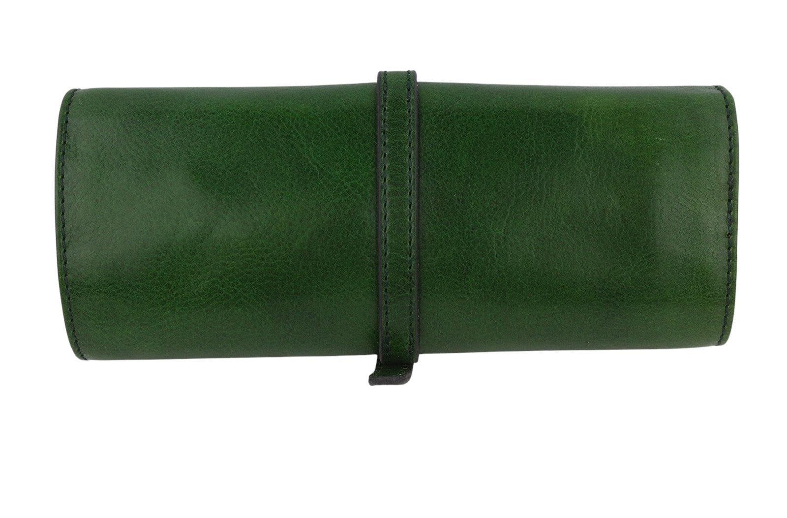 TIME RESISTANCE Madame Bovary Women Jewelry Travel Case Green Vachetta Leather