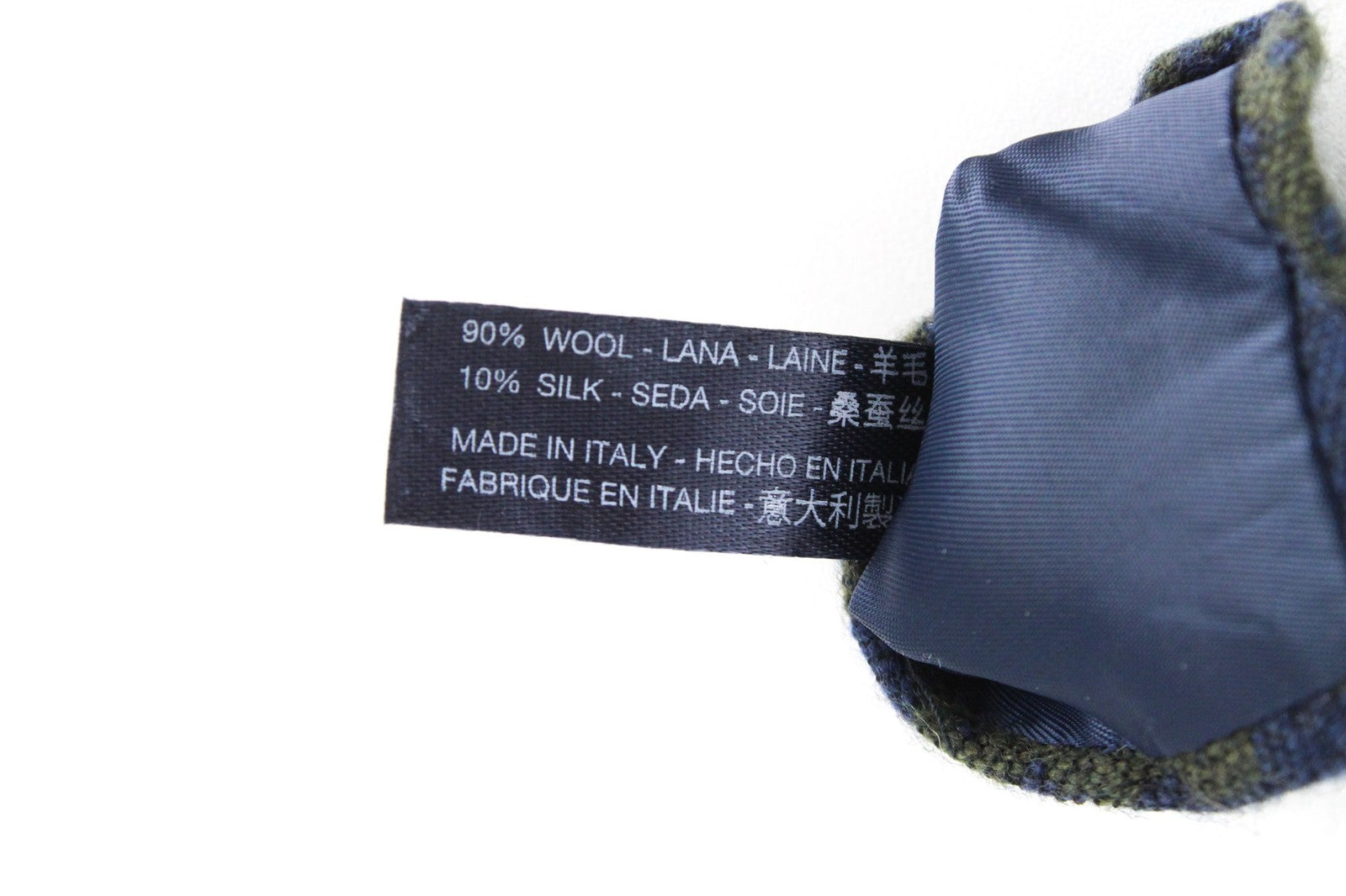 SUITSUPPLY Men Tie 150 x 8 cm Blue Graphic Print Wool Silk Mix Pointed-End