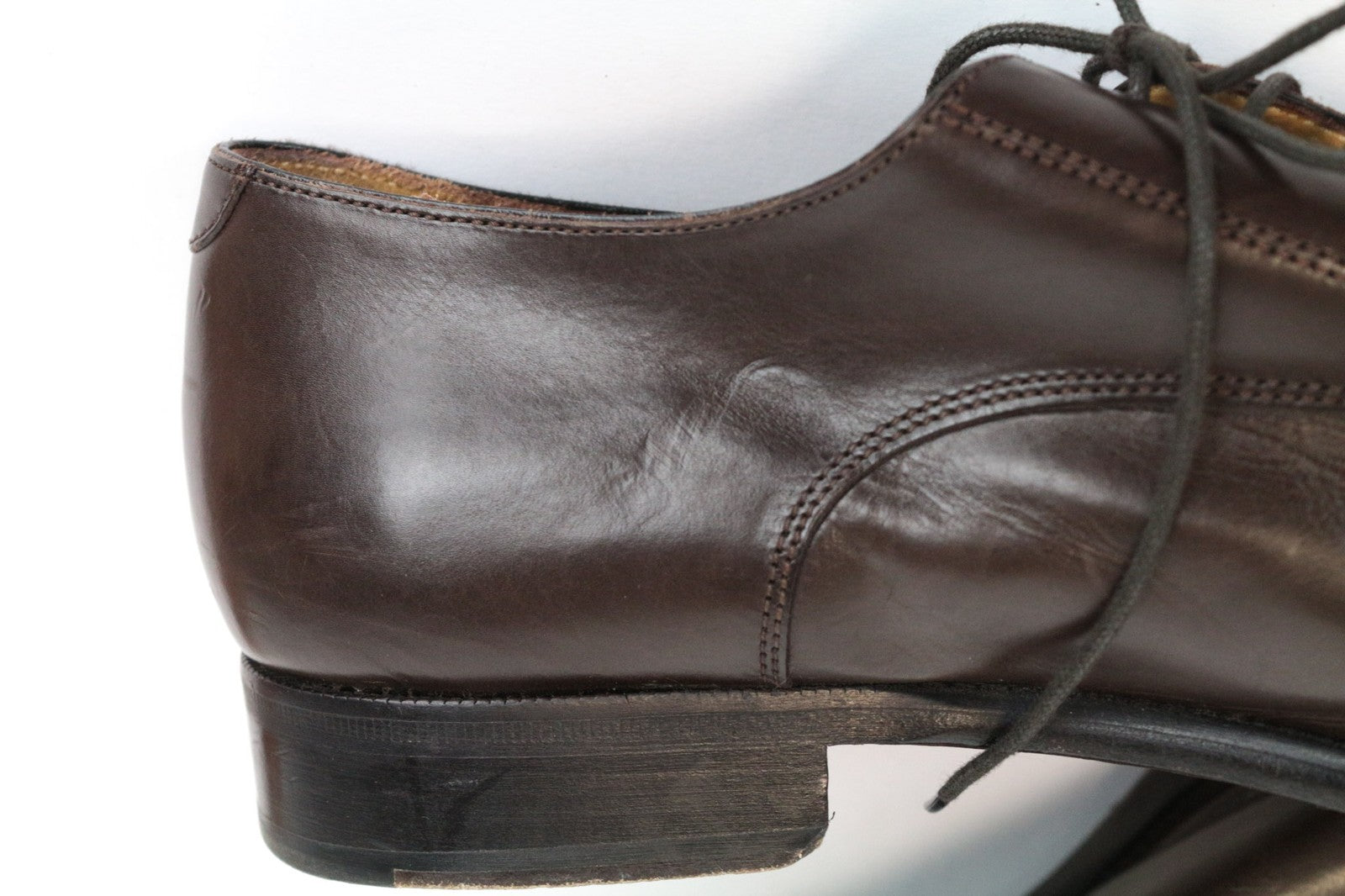 SUITSUPPLY Men Casual Shoes EU43 Brown Genuine Leather Low-Top Classic UK9