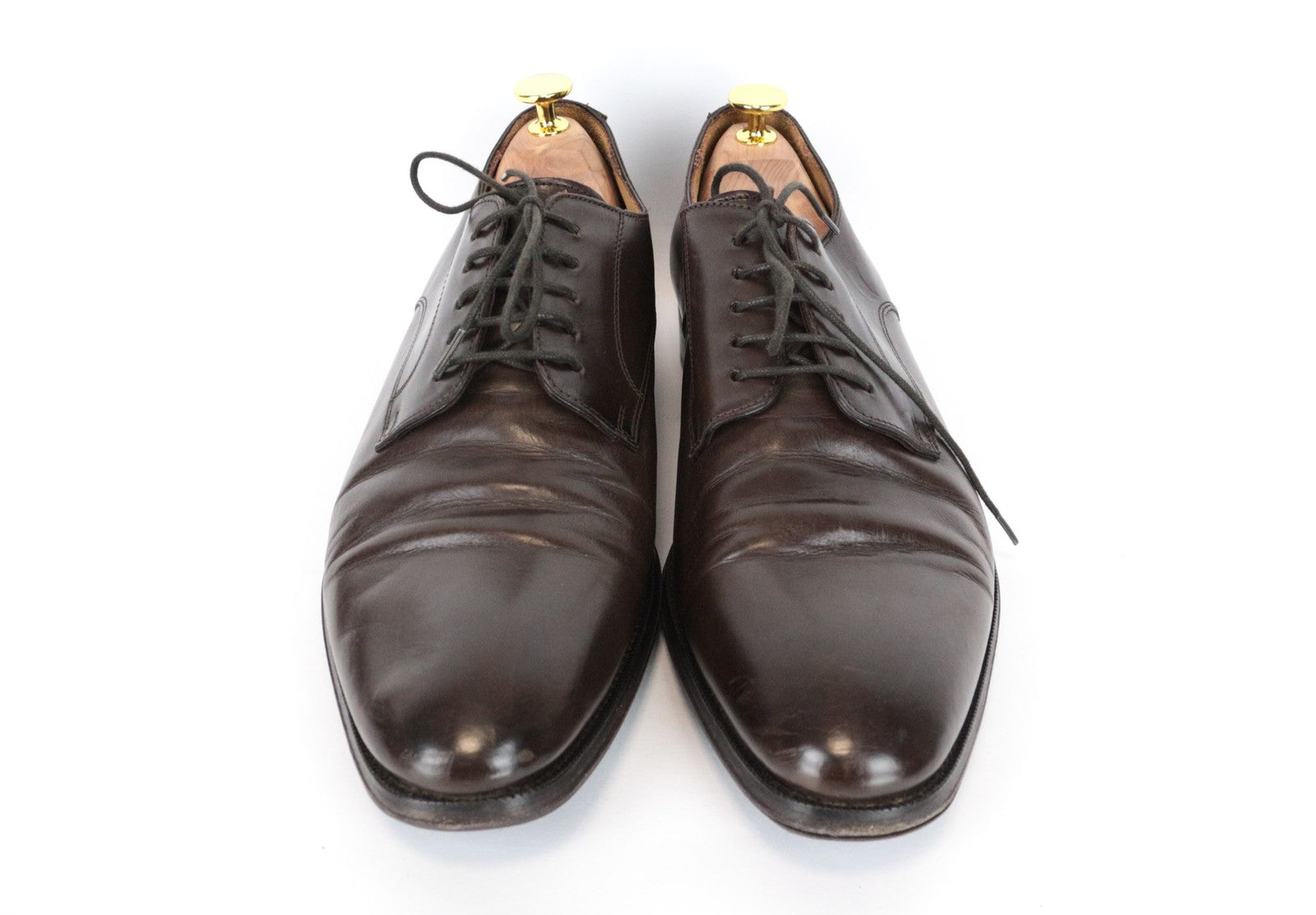 SUITSUPPLY Men Casual Shoes EU43 Brown Genuine Leather Low-Top Classic UK9