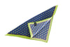 Blue Silk Handkerchief