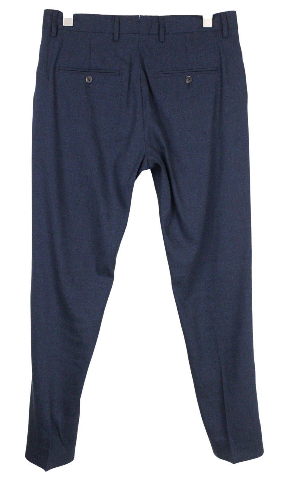 SCOTCH & SODA Atelier Men Trousers 50 W36  Dark Blue Navy Pleated Front Formal