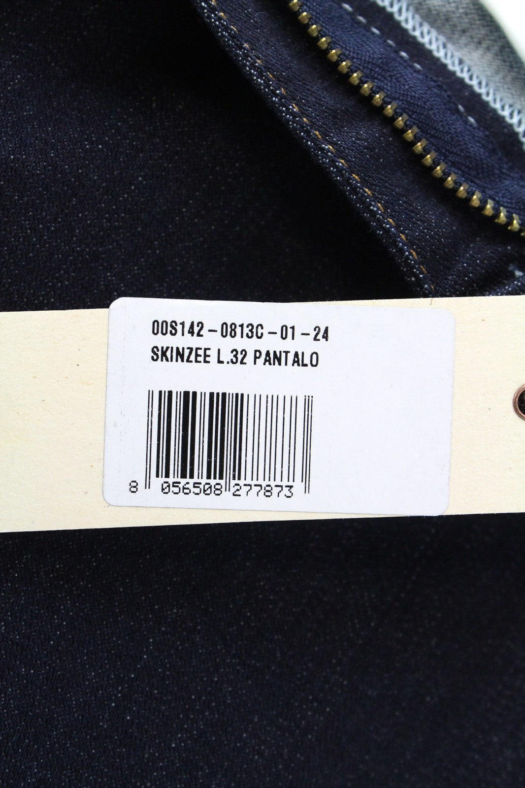 DIESEL Skinzee 0813C Women Jeans W24/L32 Girls Super Slim-Skinny Stretch Blue