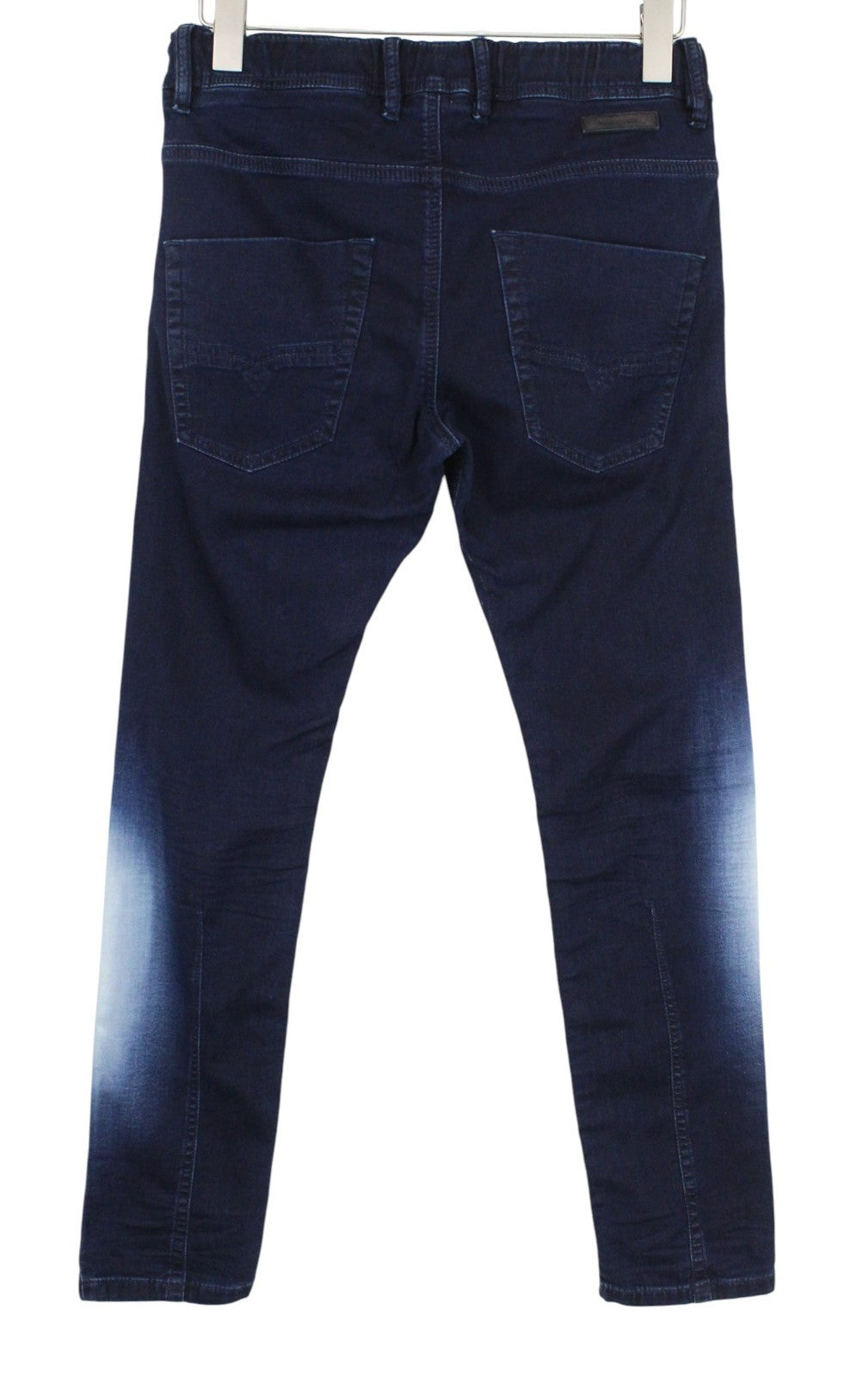 DIESEL Krooley-NE 0687D Men Jeans W28 Sweat Jogg Carrot Slim Blue Cotton Stretch