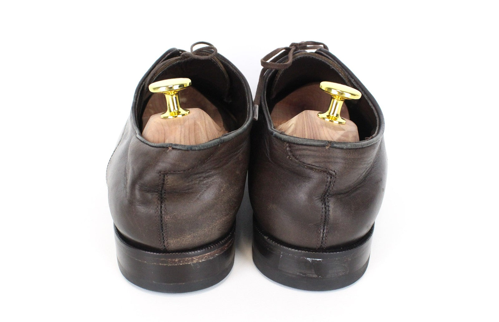 SUITSUPPLY Men Formal Shoes EU43 Brown Genuine Leather Laced Classic