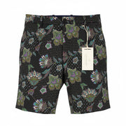 SCOTCH & SODA Men Shorts W34 Black Patterned Zip Fly Chino