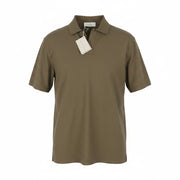 FILIPPO DE LAURENTIIS Skipper Men Polos IT52 L Brown Cotton Short Sleeved