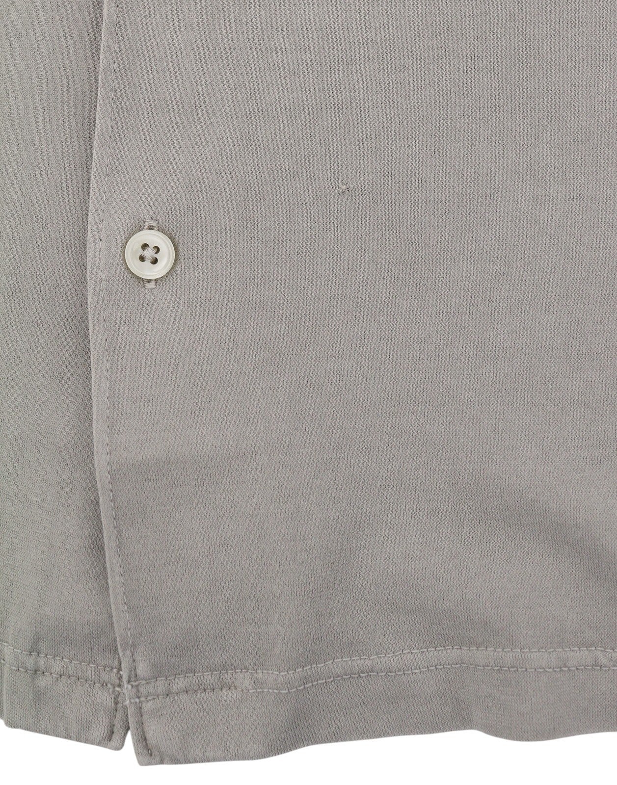 FILIPPO DE LAURENTIIS Men Shirt IT56 2XL Green Cotton Mandarin Neck Button-Up