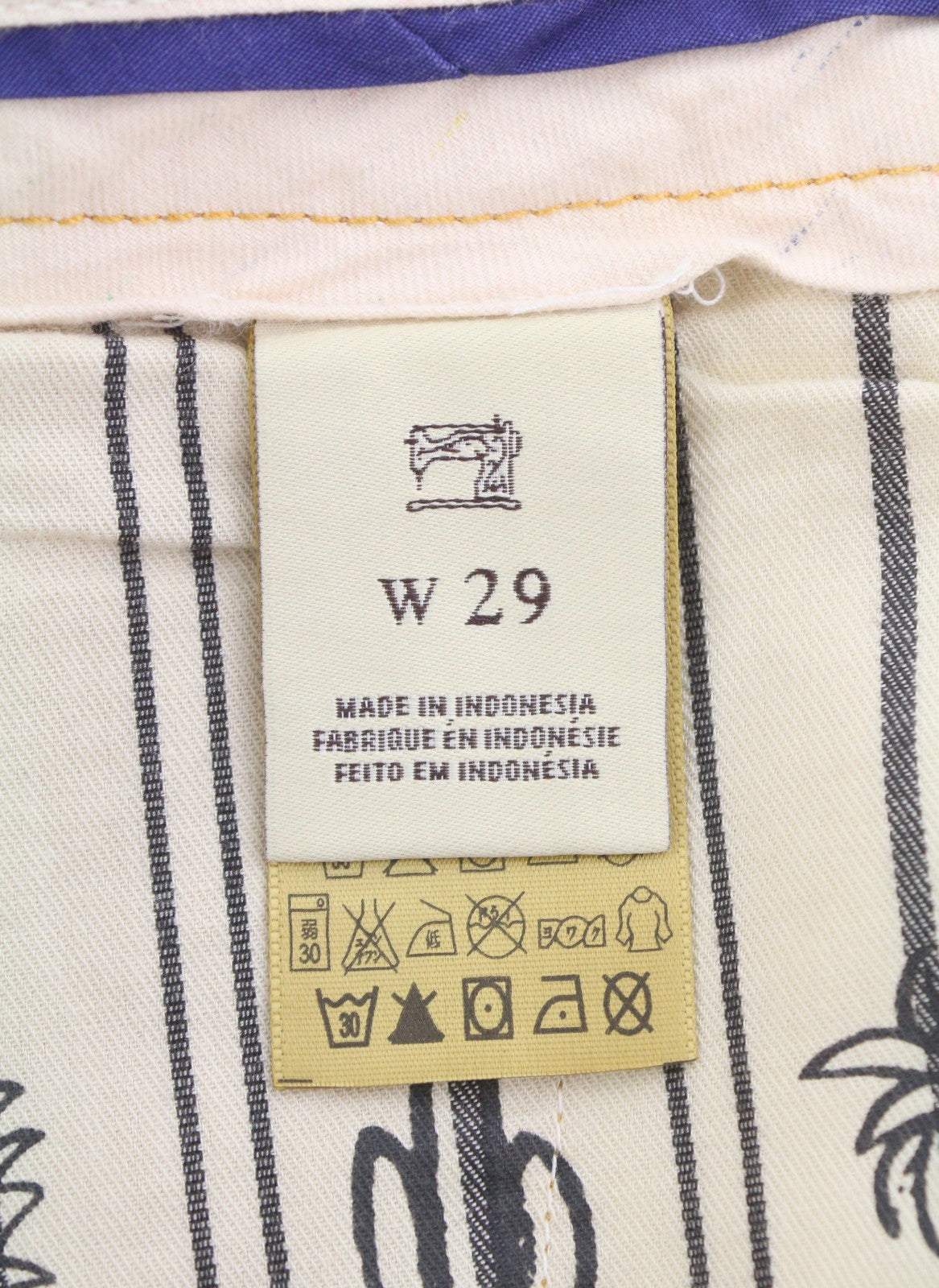 SCOTCH & SODA Men Shorts W29 Orange Mustard Cotton Zip Fly Chino
