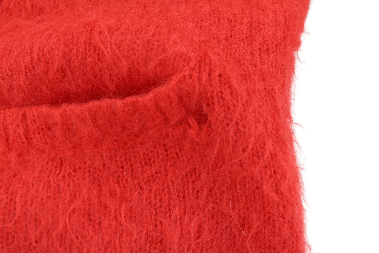 DSQUARED2 Women Jumper S Orange Wool Mohair Blend Button-Up Cardigan
