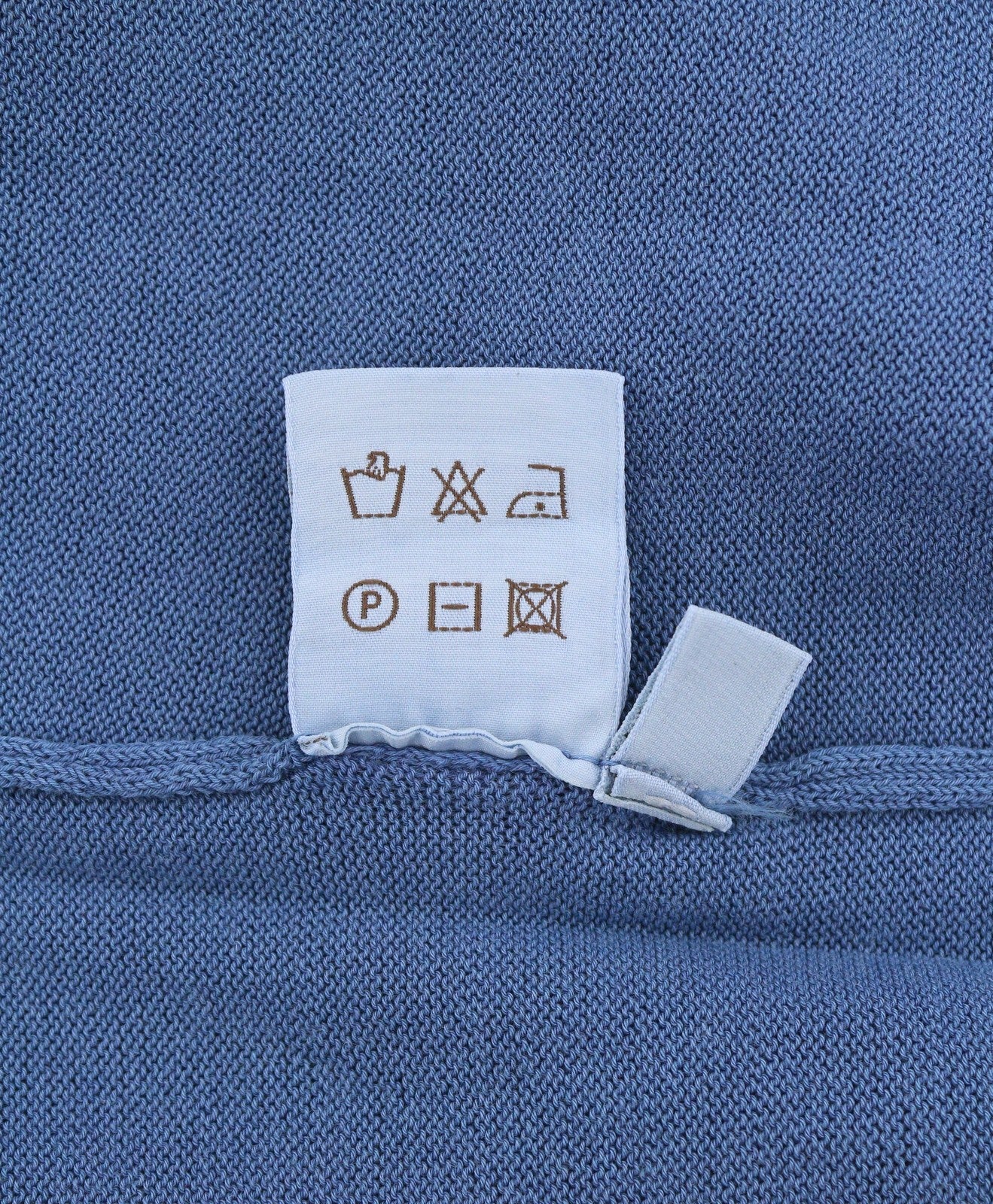 FILIPPO DE LAURENTIIS Men Polos IT54 XL Blue Cotton Half Button Short Sleeve