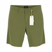 SCOTCH & SODA Men Shorts W30 Green Garment Dyed Zip Fly Chino