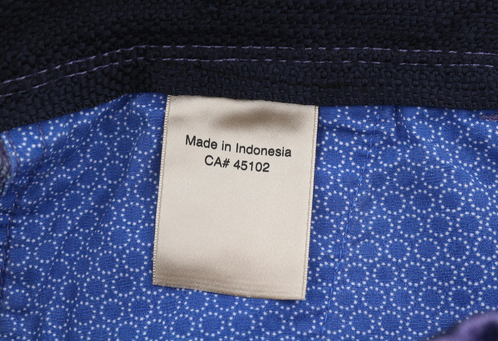 SCOTCH & SODA Men Shorts W32 Purple Patterned Turn Up Zip Fly Chino
