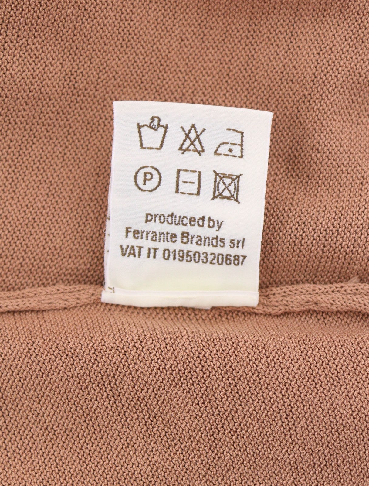 FILIPPO DE LAURENTIIS Men Polos IT48 S Brown Cotton Half Button Short Sleeve