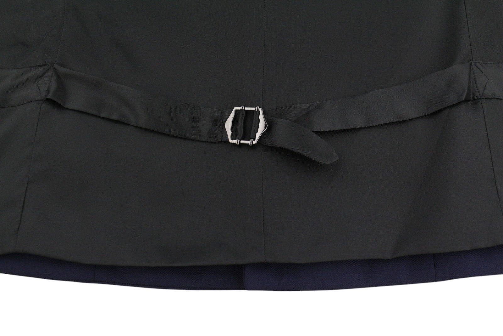 SUITSUPPLY Lazio Tuxedo FL Men Suit UK42L W36 Dark Blue Silk Wool Slim 3PC