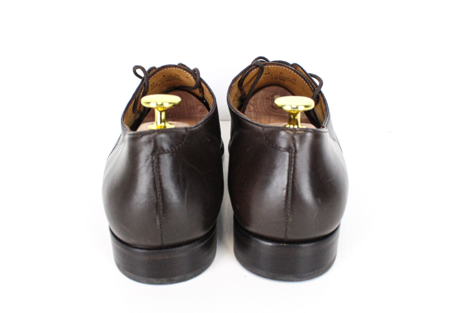 SUITSUPPLY Men Formal Shoes EU43/UK9 Dark Brown Leather Lace-Up Derby Classic