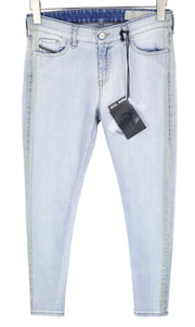 DIESEL Slandy-SP1 0090E Women Jeans W28/L30 Blue Super Slim Skinny Fit Stretch
