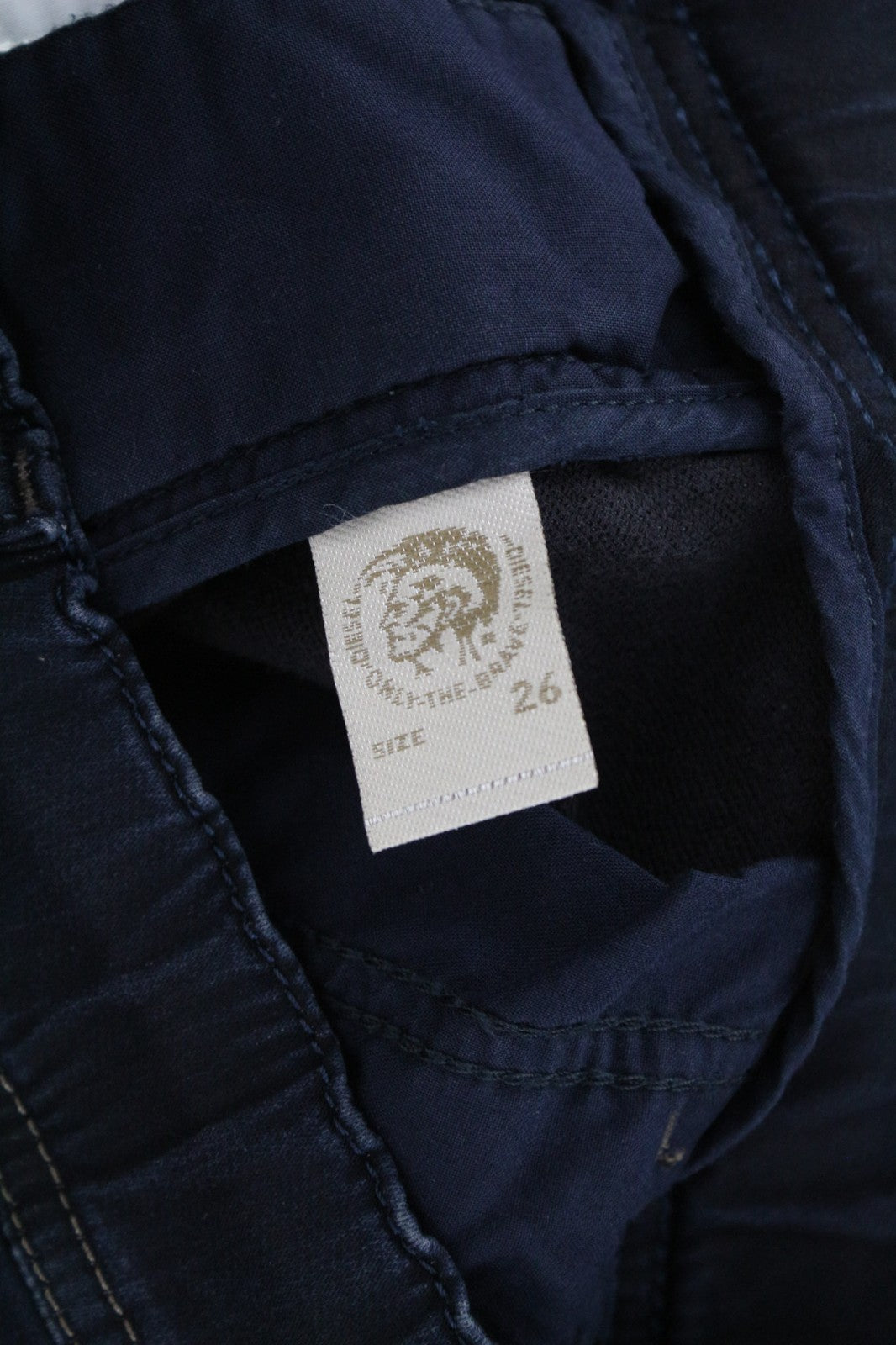 DIESEL Krooley-NE 0686F Men Jeans W26 Jogg Sweat Blue Slim Carrot Fit Stretch