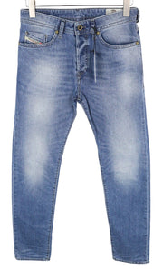 DIESEL Buster 0842H Men Jeans W28/L32 Blue Regular Slim Tapered Fit Stretch