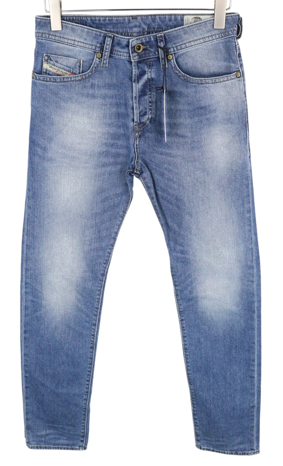 DIESEL Buster 0842H Men Jeans W28/L32 Blue Regular Slim Tapered Fit Stretch