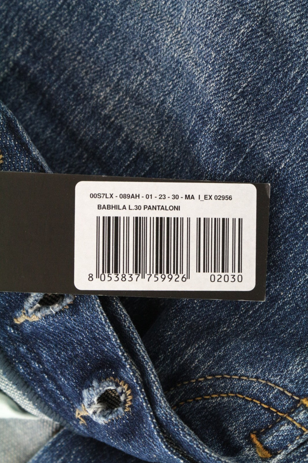DIESEL Babhila 089AH Women Jeans W32/L30 Slim-Skinny Washed Blue Cotton Stretch