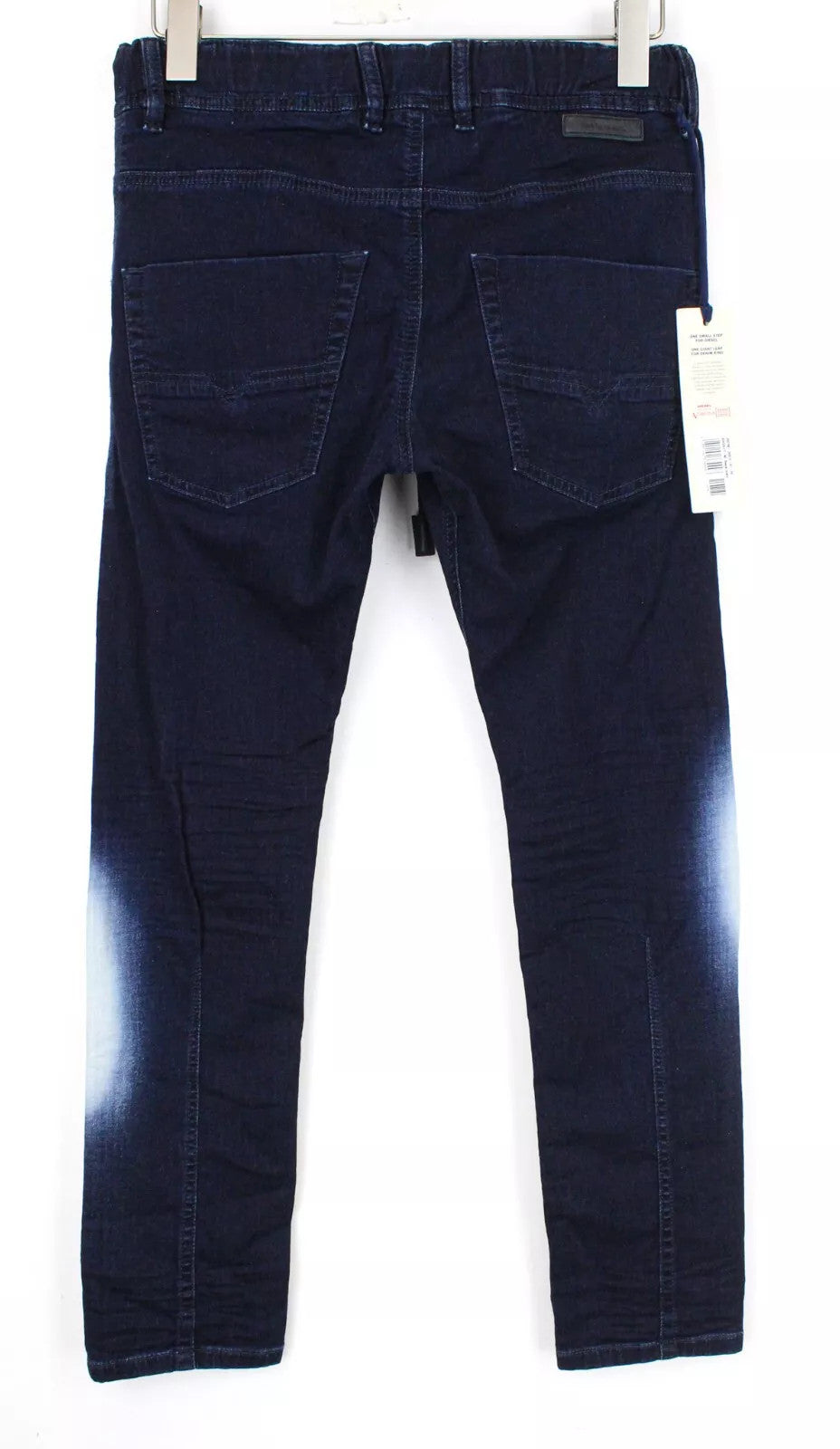 DIESEL Krooley-NE 0687D Men Jeans W26 Boys Sweat Jogg Slim Carrot Blue Stretch