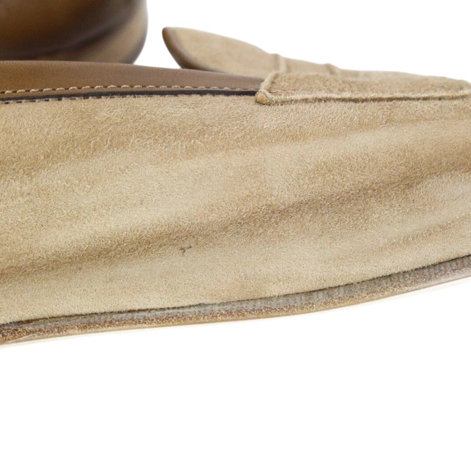 SUITSUPPLY Men Formal Shoes EU43 Light Brown Suede Slip On Loafers UK9