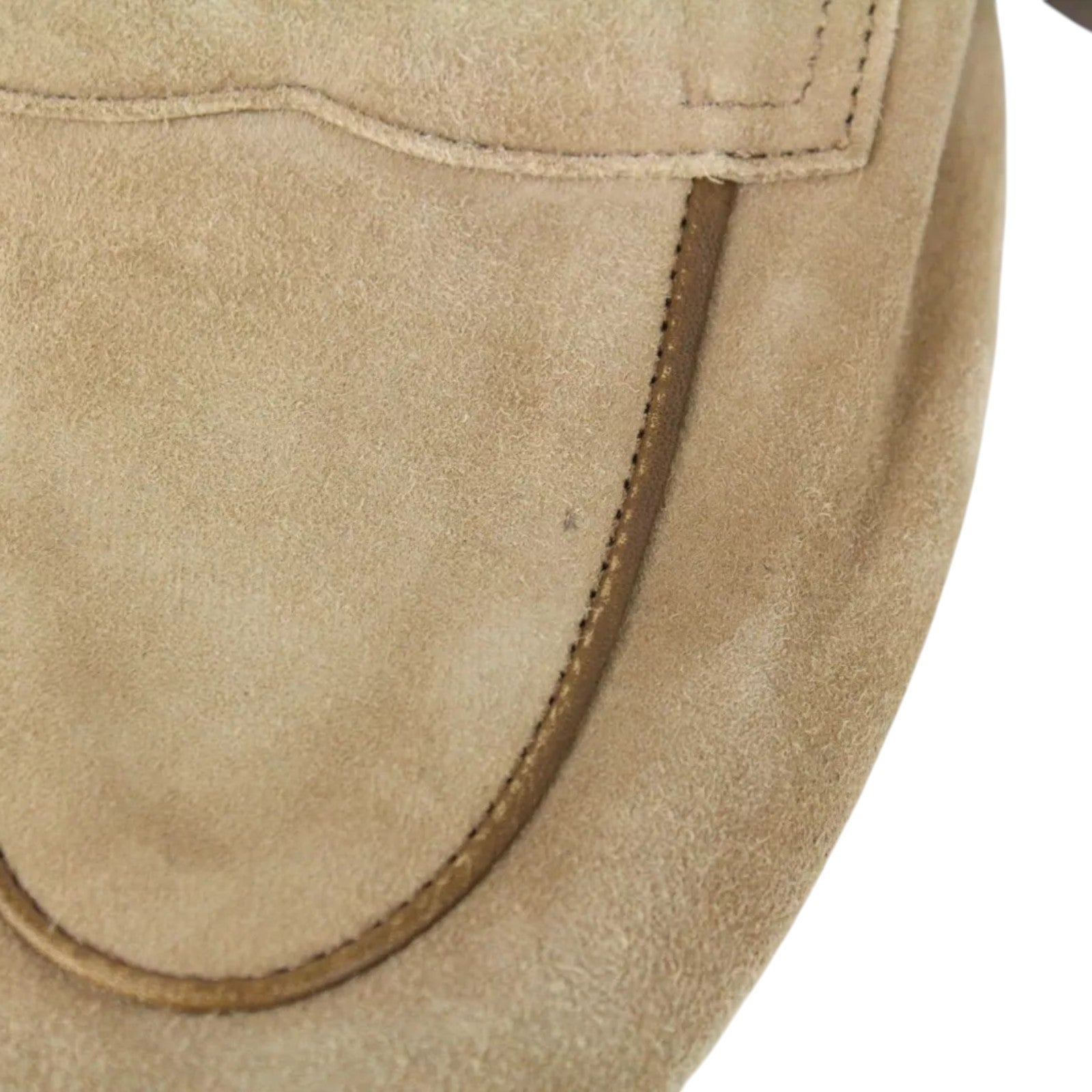 SUITSUPPLY Men Formal Shoes EU43 Light Brown Suede Slip On Loafers UK9