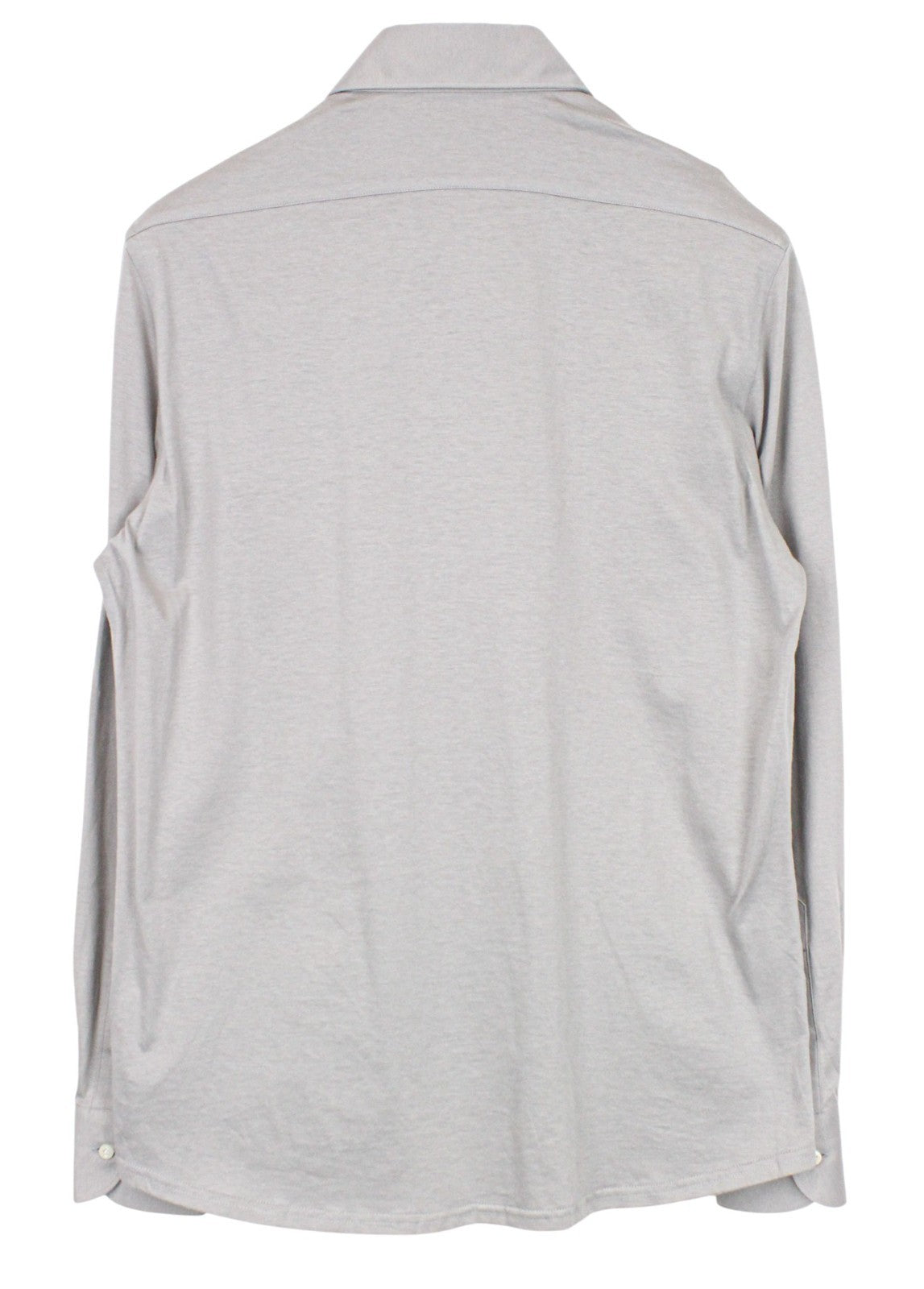 SUITSUPPLY Men T-Shirt 39/40/ 15 1/2/ 15 3/4 Extra Slim Pure Cotton Grey Polo